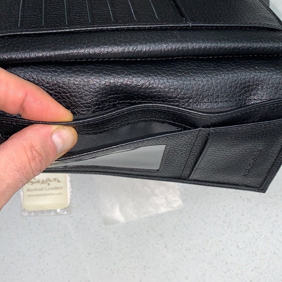 Mashhad Leather Mens or Ladies wallet with lots of slots. NWT - Picture 4 of 17